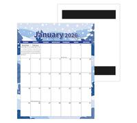 Calendario magnético - Calendario 2026, 12-Month Daily Planning Calendars, Wall Calendars | Smudge-proof Schedule Countdown Punch-In Planner For School Kitchen Office Dormitory Apartment Classroom