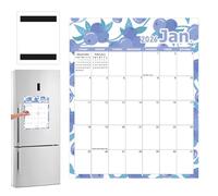 Calendario Magnético - Calendario Mensual De 36,8x29,2 Cm, Planificador Diario De 12 Meses, Cuenta Regresiva De Mancha, Planificadores De Punch Para La Cocina Del Salón De La Cocina D