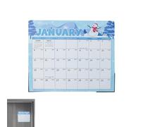 Calendario magnético para 2026-2027, planificador de compromisos | 18 imanes mensuales para organización, para casa, salón, estudio, oficina, escuela y familia