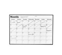 Calendario magnético para nevera | Tabla mensual resistente a las manchas | Calendario magnético 43 x 30 cm | Planning familiar cocina reunión carreras tareas domésticas