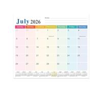 Calendario magnético para refrigerador, planificador familiar de 18 meses, imán de calendario de de 18 meses, para viajes, trabajo, apartamento, dormitorio, hotel