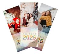Calendario magnético personalizado 2026 para nevera con foto o texto con faldilla de 10x24 con festivos y santoral regalo ideal para empresas, familia, Navidad Calendario imantado (12 Unidades)