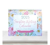 Calendario Mensual 2025, De Configuración Bíblica, Colgante Planificador Con Versos Fuentes, Enero A Diciembre, Un Planeado Para En Casa, Familiar Bloques Grandes PL Simples