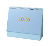 Calendario mensual de escritorio - Calendario planificador 2026, organizador de escritorio de papel, herramienta de programación funcional para el hogar, interior, escuela, oficina, sala de estar