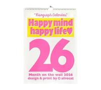 Calendario mensual montado en la pared, encuadernación de doble alambre, decorativo/escritorio para decoración de oficina en casa, papel de planificación familiar