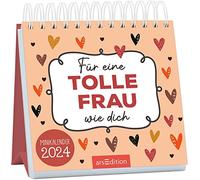 Calendario mensual para una mujer increíble como tú, 2024: encantador calendario mensual en formato mini para todas las heroínas cotidianas