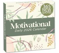 Calendario motivacional 2026 | Incluye 365 citas positivas y afirmaciones, disfruta de todo un año de citas inspiradoras, frases y afirmaciones para el éxito, la felicidad y el crecimiento personal