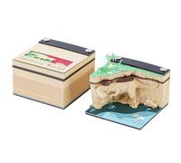 Calendario motivacional Notas adhesivas de papel 3D la serie Ancient for grabar eventos importantes Regalos geniales para compañeros de trabajo(Dinosaur)