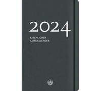 Calendario oficial de la iglesia 2024 - Gris: calendario de bolsillo para el año de la iglesia evangélica. Calendario cristiano con soluciones de Herrnhuter 2024, frase semanal, texto de sermón