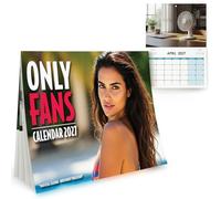 Calendario Only Fans 2026 Regalos Divertidos para Hombres | Calendario A4 Onlyfans Atrevido 2026 Regalos Divertidos de Amigo Invisible para Hombres | Ideas de Amigo Invisible de Oficina | Rellenos de