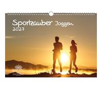 Calendario para 2027, para correr, hacer deporte, fitness, tamaño DIN A3 Seelenzauber