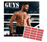 Calendario para chicos 2026 | Calendario de pared cuadrado | 16 meses | De septiembre de 2025 a diciembre de 2026 | Con pegatinas de organización gratis