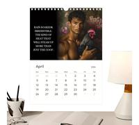 Calendario Para El Año 2026 | Planificador Y Organizador De Agenda Con Bloc De Planificación - Calendario De Pared 2026 Con Diseño Artístico | Para Familia, Niños, Uso Interior, Escuela, Aula, Oficina