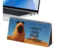 Calendario para niños, cuaderno encuadernado en espiral 2026, divertido planificador mensual de gusanos, divertida herramienta de planificación educativa, organiza las tareas diarias escolares