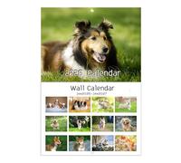 Calendario para perros, creativo, lindo, calendario, planificador, para planificar, estudiar, hogar, lugar de trabajo, escritorio, familia, escuela, amigos
