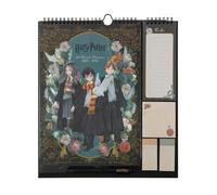 Calendario pared 2025 2026 Harry Potter - Organizador semanal Familiar : Planificador mensual 2025 2026 | Incluye Pegatinas, Notas Adhesivas y Cuelga Fácil [16 MESES]