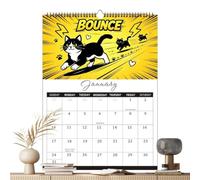 Calendario Pared Gatos 2027 Planificador Pared Enero - Diciembre 2027 Hogar