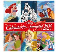 Calendario per la famiglia 2025. Disney. Con adesivi. Ediz. a colori