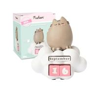 Calendario perpetuo 3D Pusheen Perfect Love Collection - Calendario 3D Pusheen - Figura Pusheen ideal decoración habitación niña - Calendario sobremesa, licencia oficial