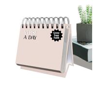 Calendario perpetuo con versículo bíblico, versículos diarios, calendario cristiano, para dormitorio, iglesia, sala de estar, dormitorio, sala de estudio, mujeres, hombres, adultos, oraciones