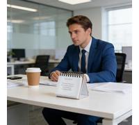 Calendario Perpetuo de Escritorio, Datos Históricos Cotidianos, Calendario de Todos los Días del Año, para Sala Estudio Dormitorio Oficina Colegio y Aficionados a la Historia