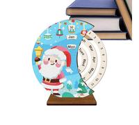 Calendario perpetuo de escritorio - Manual de calendario giratorio de bloques | Kit de diamantes de imitación hecho a mano | Soporte de escritorio para decoración del hogar Dormitorio Dormitorio Aula