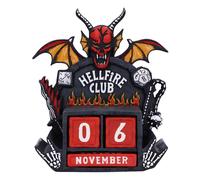 Calendario perpetuo de stranger things hellfire club, exhibición ofic