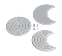 Calendario perpetuo Moldes de silicona Manual Moon Calendario Moldes de silicona DIY FECHA FECHA DECORATIVA DIY