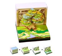 Calendario Pieza Del Tiempo 2026 | Almanaque 2026 - Bloc De Notas De Hojas Arrancables Con Diseño Casa Del Árbol Río Para Hogar Entrenamiento Escuela Desplazamiento Vacaciones Profesor