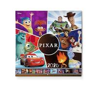 Calendario Pixar 2026 - Calendario Disney 2026 - Planificador Mensual | Planificador Familiar 2026 de pared con espacio para anotar (30x30 cm) (12 meses)
