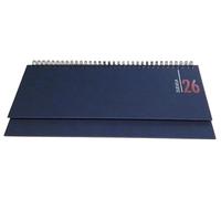 Calendario planificador de oficina de mesa para citas 2024 semanal F,to 30 x 13 cm verde + regalo de bolígrafo a presión y marcador