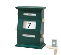 Calendario Scrivania - Calendario da Tavolo Retrò Simpatico, Decorazione Scrivania Vintage, Data Mese Anno | Decorazione Ufficio Casa Studio per Organizzazione Scrivanias