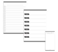 Calendario semanal magnético, 3 PCS Planificador semanal borrable en seco, Notas, Lista de compras y Lista de tareas, Organizador de planificador borrable para refrigerador, familia, cocina, oficina
