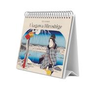 Calendario sobremesa 2025 Hiroshige - Calendario 2025: base resistente | Calendario mesa 2025, Planificador mensual: con espacio para anotar y vista mensual global