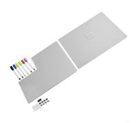 Calendario transparente para nevera, planificador magnético acrílico reutilizable para cocina, toallita en seco para superficie para listas de compras y tareas, 8.27 x 11.69 pulgadas (A3+A4)