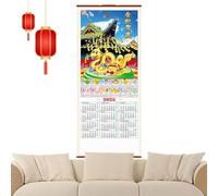 Calendarios chinos de pared en rollo 2025 Rollo lunar chino