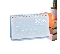 Calendarios de escritorio 2026 - Organizador de decoración portátil de estilo coreano | Oficinas Planificador de calendario de escritorio | Para oficinas de aula de maestros Refrigerador Trabajo en