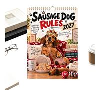 Calendarios De Pared 2027 Planificador Familiar 12 Meses Enero a Diciembre | Calendario De 12 Meses Con Perros Para Hogar Interior Oficina Dormitorio Escuela Viajes Calendario del pastor alemán