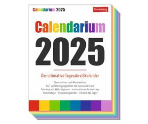 Calendarium - Calendario 2025 para arrancar el día definitivo: calendario de conocimientos para cada día: aniversarios, famosos niños de cumpleaños, etc. de todo el mundo (calendario de conocimientos