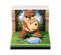 Calendrier 3D Animaux Mignons - Calendrier De Bureau Avec, Couverture Acrylique Transparente, Agenda Acrylique | Accessoire Réutilisable Pour Noël, Vacances, Voyage, École, Quotidien, Dortoir