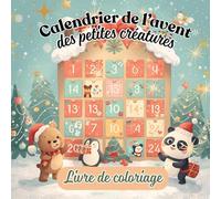 Calendrier de l'avent: Livre de coloriage