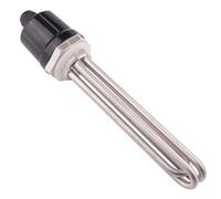 Calentador 220v/380V Elemento calentador de agua eléctrico SUS304 DN32 DN40 resistencia al calentamiento por inmersión 2KW/3KW/3750W/4.5KW/6KW (Color : Heater only, Size : DN32_3KW)