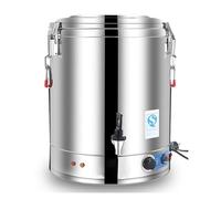Calentador Agua Industrial 30L/40L/50L/60L | Termo Eléctrico Profesional Acero Inoxidable con Termostato Digital (30-110°C) para Bares, Restaurantes y Hoteles
