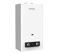 Calentador Atmosférico Butano 11Litros | Calentador de Agua a Gas Butano con Tiro Natural | Bajo NOx | Encendido Automático | JUNTEK