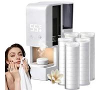 Calentador automático de toallas calientes con tanque de agua de 500 ml, kit dispensador de toallas rápido de 5 a 10 segundos, seguro y de secado automático para uso en salón y spa, incluye 1 paquete