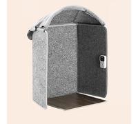 Calentador，Calientapies Electrico， Calientapiés de calentamiento rápido，Calentador bajo escritorio de oficina，Calientapiés con protección automática contra el sobrecalentamiento ， Gris