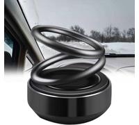 Calentador cinético portátil - Mini calentador solar de aromaterapia de doble anillo para coche y sala de estar