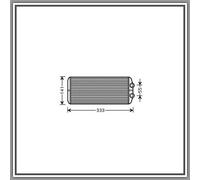 Radiador De Calefacción Prasco CI426H002 Aq para Citroën
