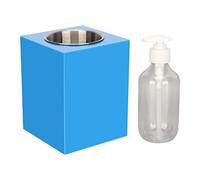 Calentador de Aceite de Masaje, Máximo 60 °C Calentador de Loción de Masaje Temperatura Constante Compacto Fácil de Transportar 110-240 V con Botella de Bomba de Aceite para