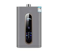 Calentador de agua a gas, calentador de gas natural con temperatura constante rápida y función de descarga forzada para uso doméstico